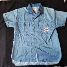 Authentique chemise pompiste d'occasion  Saint-Félix-Lauragais