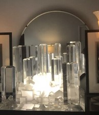 Lucite skyscraper lamp for sale  West Hollywood