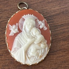 Vintage pendant cameo for sale  Cherryville