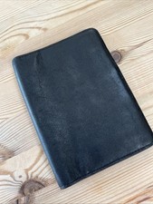 FILOFAX EXECUTIVE - CUERO NAPA NEGRO DE LUJO - TAMAÑO BOLSILLO - ARTÍCULO DE COLECCIONISTA RARO segunda mano  Embacar hacia Mexico