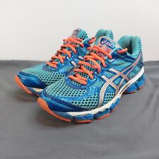 Tênis de corrida Asics Gel Cumulus 15 feminino tamanho 8.5 T3C6N azul sem palmilhas comprar usado  Enviando para Brazil
