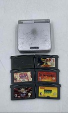 Sistema de consola portátil Nintendo Game Boy Advance SP plateado y 6 videojuegos segunda mano  Embacar hacia Mexico