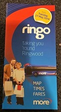 Bus timetable. ringo for sale  POOLE