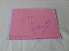 Tony blackburn autograph for sale  CARDIFF