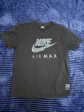 Camiseta Nike Air Max preta tamanho grande para homens tem logotipo no meio comprar usado  Enviando para Brazil