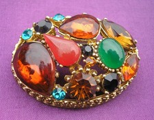 Lindo broche vintage dos anos 1960 'Fruit Salad' por Sphinx - assinado e numerado comprar usado  Enviando para Brazil