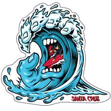 Usado, SANTA CRUZ - Adesivo de mão Screaming Wave Screaming / Surf / Skate - 4,25" comprar usado  Enviando para Brazil