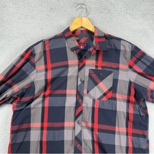Camisa Red Bull Adulto Grande Cinza Xadrez Vermelho Casual Manga Longa Logotipo Masculina comprar usado  Enviando para Brazil