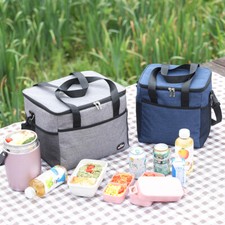 Lancheira Oxford isolada refrigerador à prova de vazamentos piquenique quente viagem acampamento caixa Luch, usado comprar usado  Enviando para Brazil