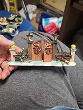 Cercas de Natal portão de madeira postes iluminados miniatura usados sem rachaduras sem marca comprar usado Cercas de Natal portão de madeira postes iluminados miniatura usados sem rachaduras sem marca comprar usado  Enviando para Brazil