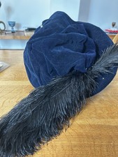 Vintage hat navy for sale  STOWMARKET