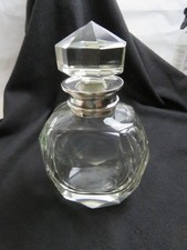 Glass decanter sterling for sale  SHEFFIELD