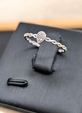 Bague blanc motif d'occasion  Les Mureaux