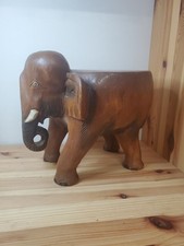Wood elephant stool for sale  San Diego