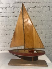 Wooden sailboat sculpture for sale  Urbana
