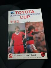 Liverpol v Flamengo 1981 FIFA Toyota World Cup programa original comprar usado  Enviando para Brazil