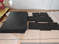 Slate table mats for sale  WORTHING