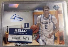 $2 COOPER FLAGG 2024-25 Bowman U Chrome Campus Dorms On-Card AUTO Chase Pack-🏀, usado comprar usado  Enviando para Brazil