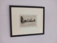Etching unknown artist for sale  LEEDS