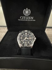 Kit completo Citizen Signature Courageous Perpetual Calendar 300M masculino Eco Drive, usado comprar usado  Enviando para Brazil