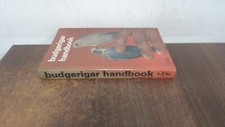 Budgerigar handbook hart for sale  UK