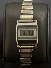 Vintage Q Timex Relógio Feminino Digital LCD Tom Dourado Uma Barra Nova Bateria comprar usado  Enviando para Brazil