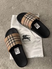 Burberry sliders furley for sale  UK