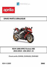 Aprilia parts manual for sale  Lexington