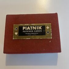 Piatnik patience playing for sale  PLYMOUTH