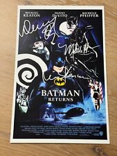 Pôster de filme assinado por Batman Returns 11x17 com certificado de autenticidade - Lembranças autênticas comprar usado  Enviando para Brazil