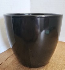 Black ceramic planter for sale  Huggins