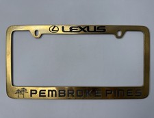 Vintage lexus license for sale  Orlando