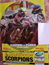 Scunthorpe scorpions ipswich for sale  UK