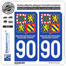 Autocollants plaque immatricul d'occasion  Balaruc-les-Bains