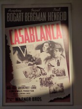 Film poster casablanca gebraucht kaufen  München