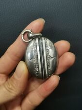 Victorian silver locket for sale  BRADFORD