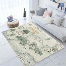Tapete de quarto infantil, tapete de cem acres, tapete de playground, decoração para casa comprar usado  Enviando para Brazil