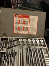 Conjunto extrator de parafuso e tubulação Ridgid 35590 modelo 25 ferramentas vintage máquinas  comprar usado  Enviando para Brazil