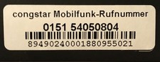 Congstar prepaid sim gebraucht kaufen  Ingolstadt