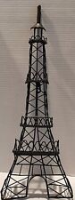 24" Torre Eiffel estrutura Paris decoração de parede metal preto, usado comprar usado  Enviando para Brazil