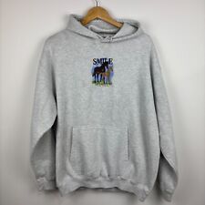 Moletom com capuz Smile + Wave cinza skate masculino tamanho G cavalo comprar usado  Enviando para Brazil