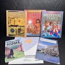 Usado, 4-6th Grade Educational Books & Map 6pc History Culture Geography Homeschool Lot comprar usado  Enviando para Brazil