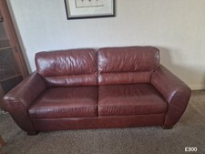 Brown leather sofa for sale Brown leather sofa for sale  GLASGOW
