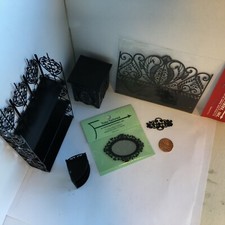 Dollhouse miniature black for sale  Leland