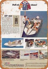 METAL SIGN - 1969 Glastron GT-160 Boat - Vintage Look Reproduction, usado comprar usado  Enviando para Brazil