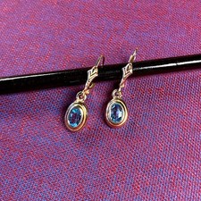 Hrringe blautopas 375 gebraucht kaufen  Berlin