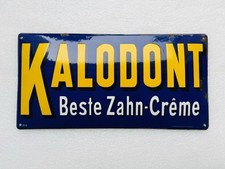 Emailschild kalodont beste gebraucht kaufen  Schiffweiler