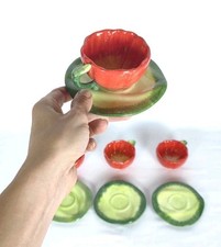 Ensemble tasses céramique d'occasion  Rochecorbon