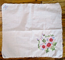 Embroidered linen tablecloth for sale  Torrington