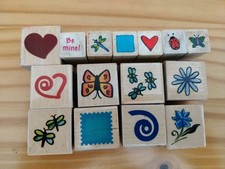 Rubber stamp set for sale  DURHAM